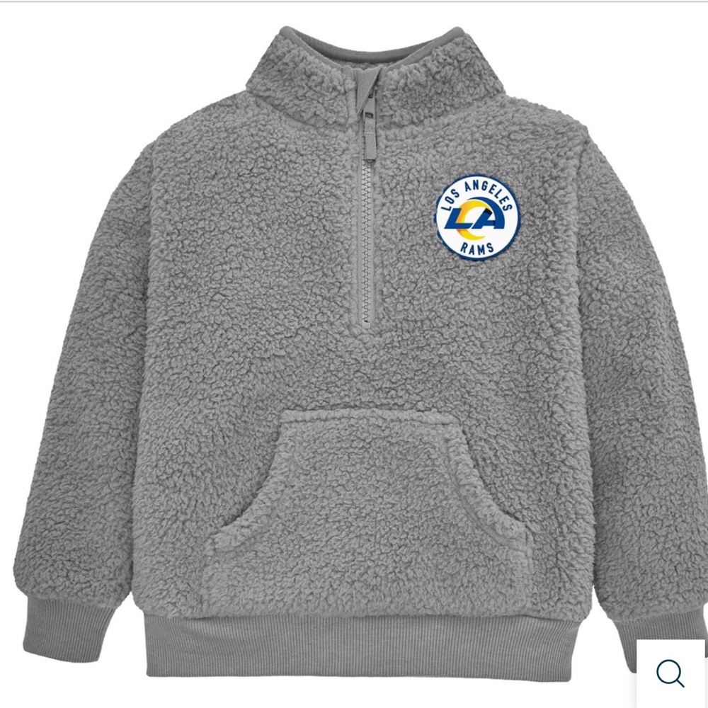 NFL Gray Los Angeles Rams Kids Sweater